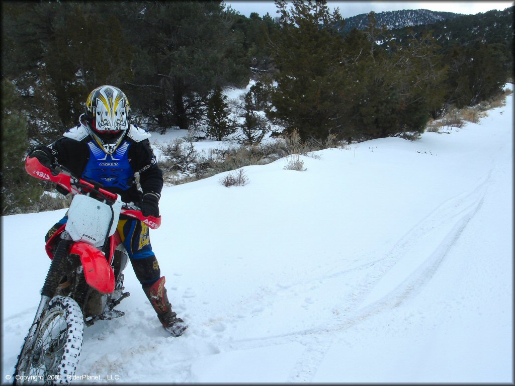 Honda CRF Motorcycle at Old Sheep Ranch Trail