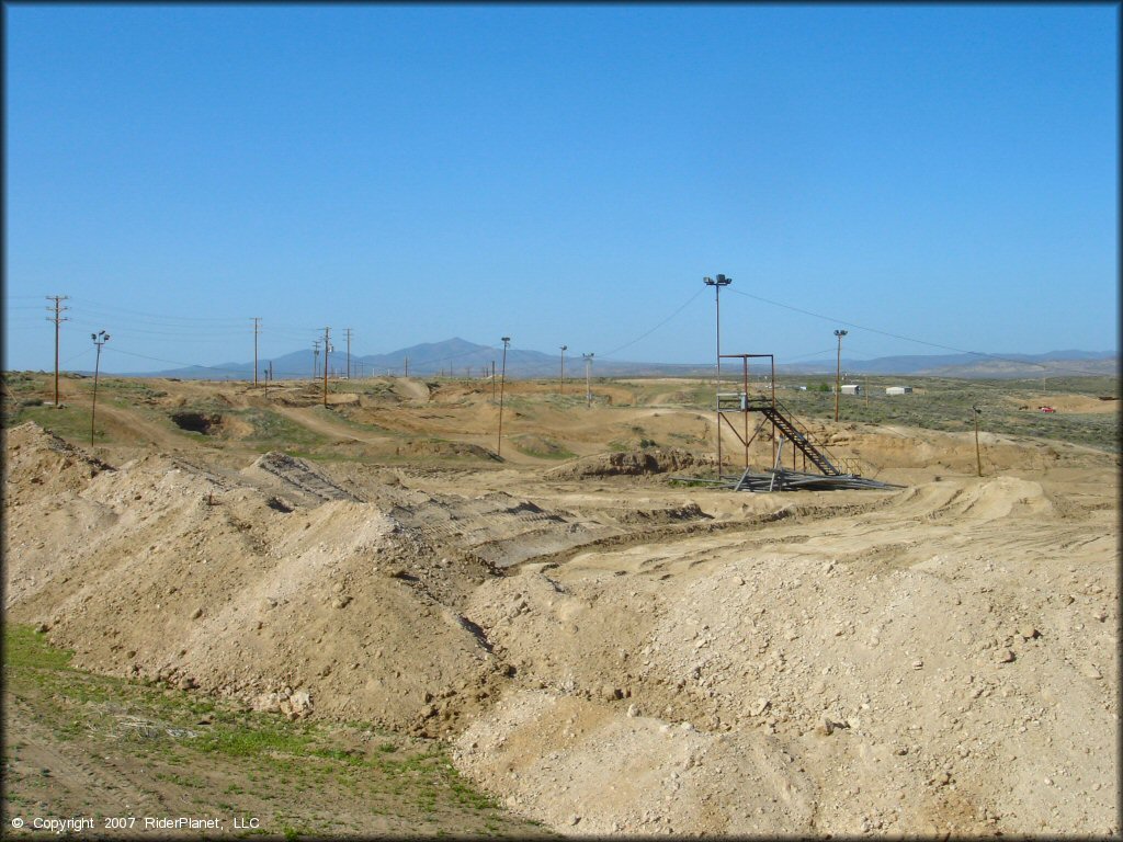 Scenic view of Carlin MX Track