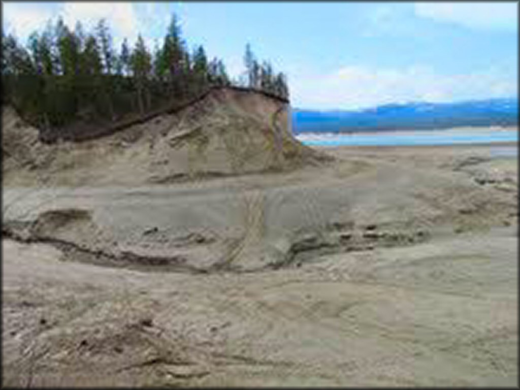 Scenery at Koocanusa Sand Dunes and Trail System OHV Area