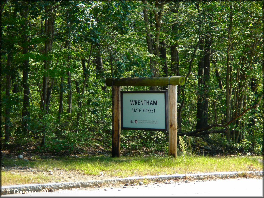 RV Trailer Staging Area and Camping at Wrentham Trails