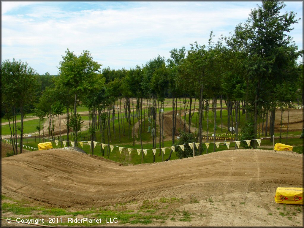 Example of terrain at Area 51 Motocross OHV Area