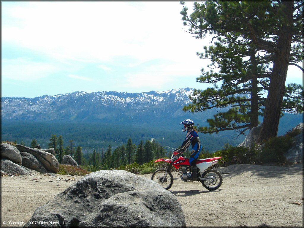 Honda CRF Dirt Bike at Twin Peaks And Sand Pit Trail