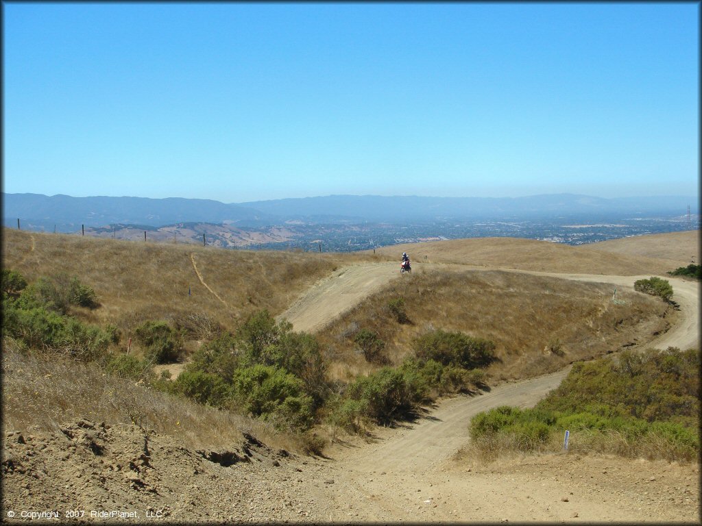 Motorbike at Santa Clara County Motorcycle Park OHV Area