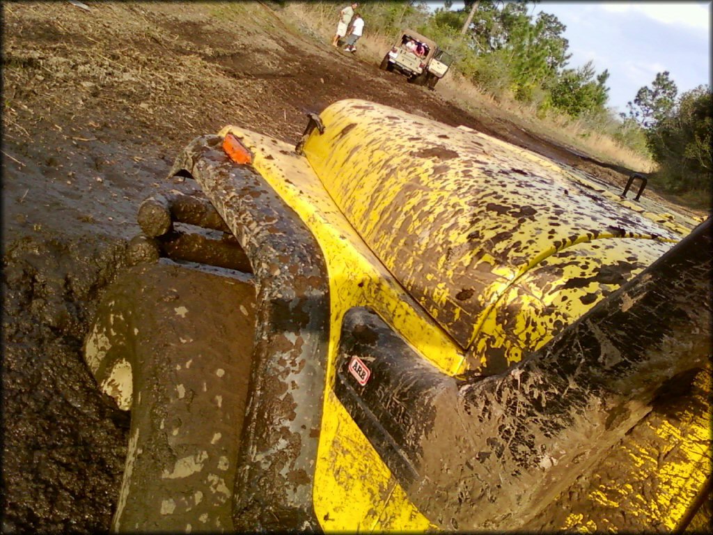 four by four getting wet at Hardrock Cycle Park OHV Area