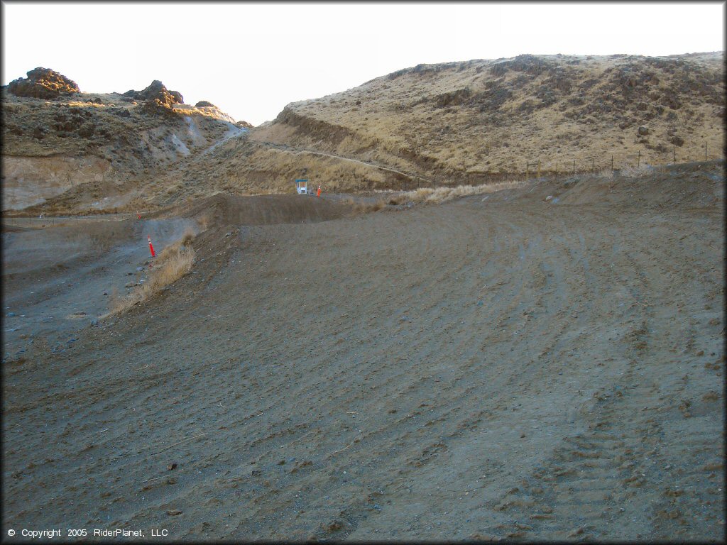 Example of terrain at Wild West Motorsports Park Track