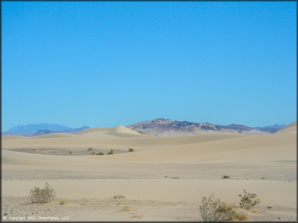 Scenic view of Dumont Dunes OHV Area