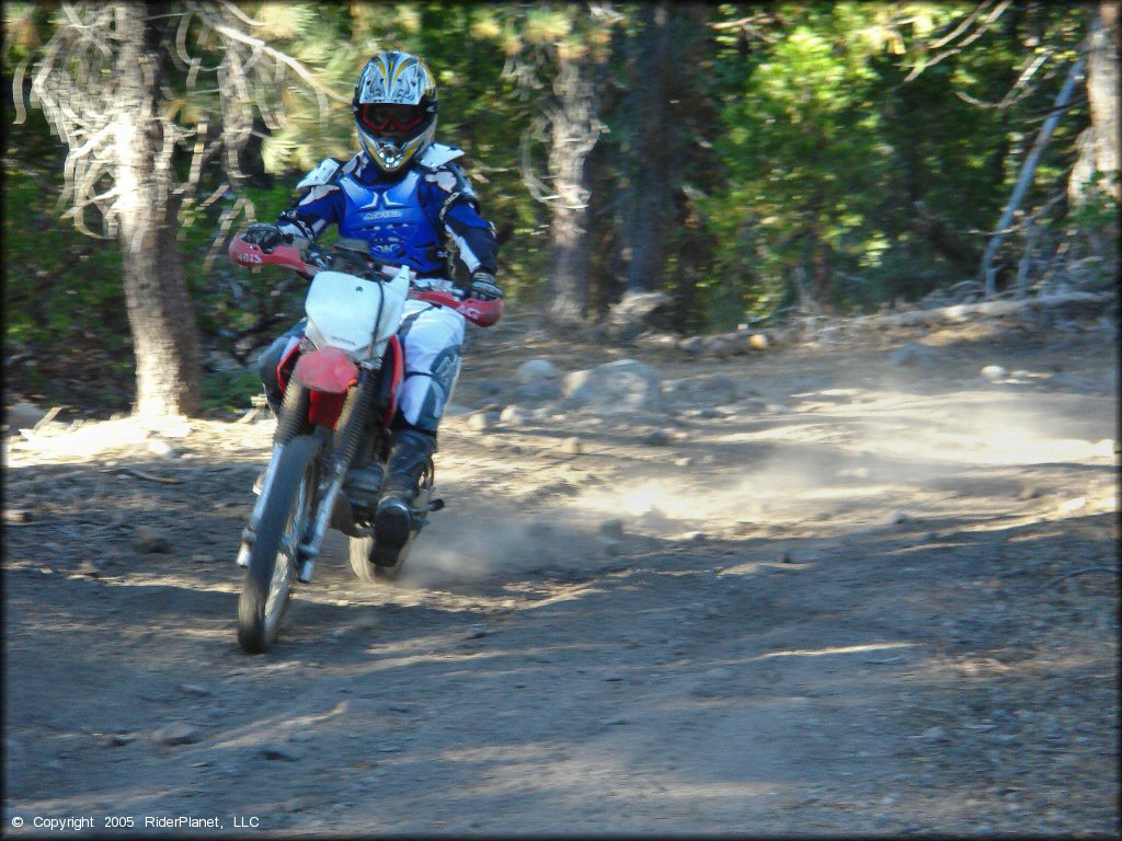 Honda CRF Off-Road Bike at Black Springs OHV Network Trail
