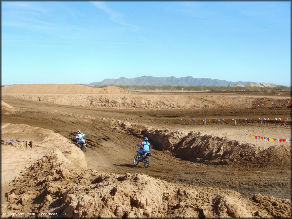 Honda CRF Motorcycle at Motoland MX Park Track