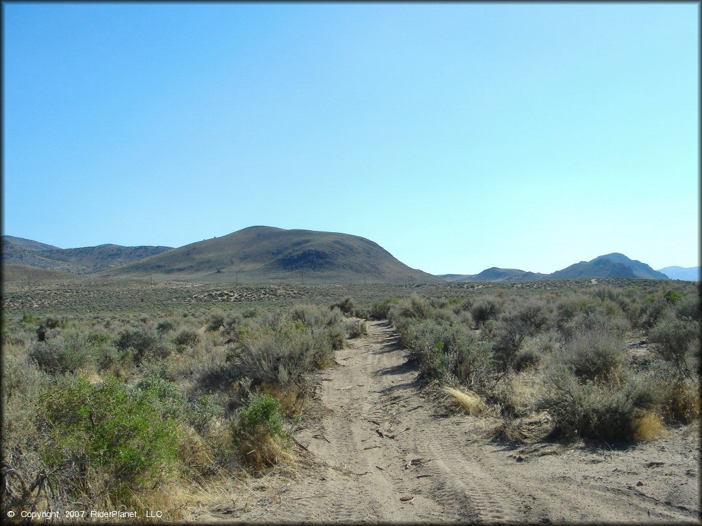 Terrain example at Mullen Creek Trail