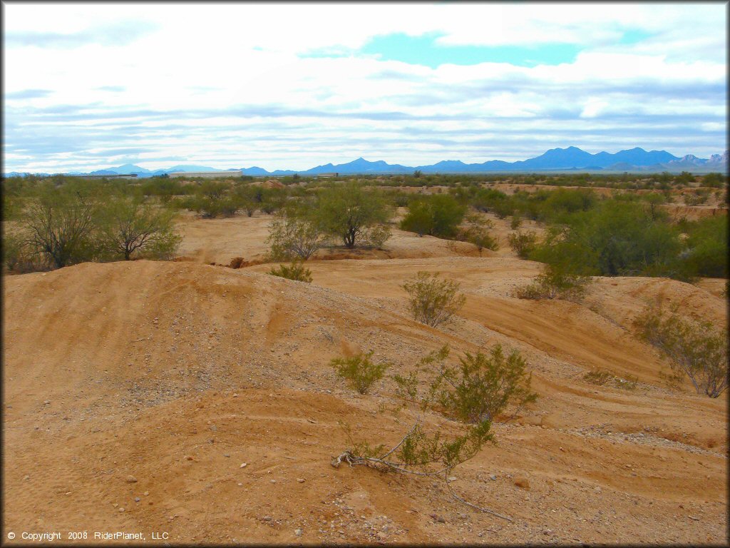 A trail at Pinal Airpark Trail