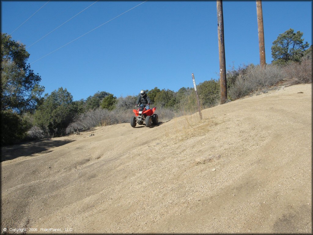 OHV at Alto Pit OHV Area Trail