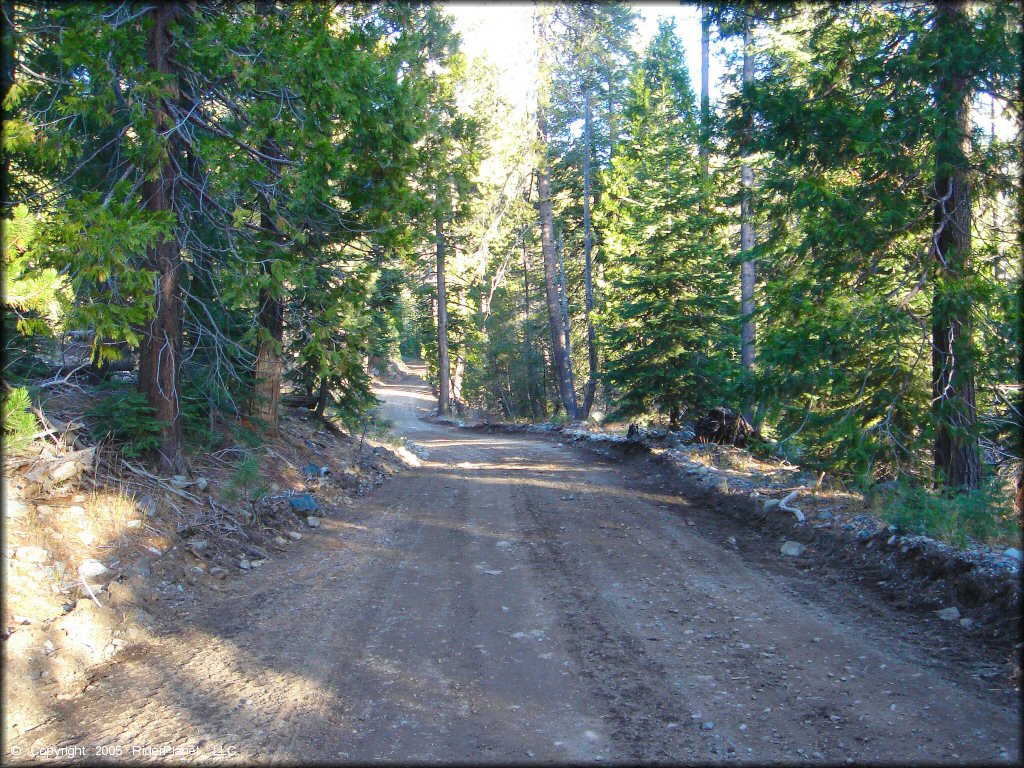 Some terrain at Jackson Meadows Trail
