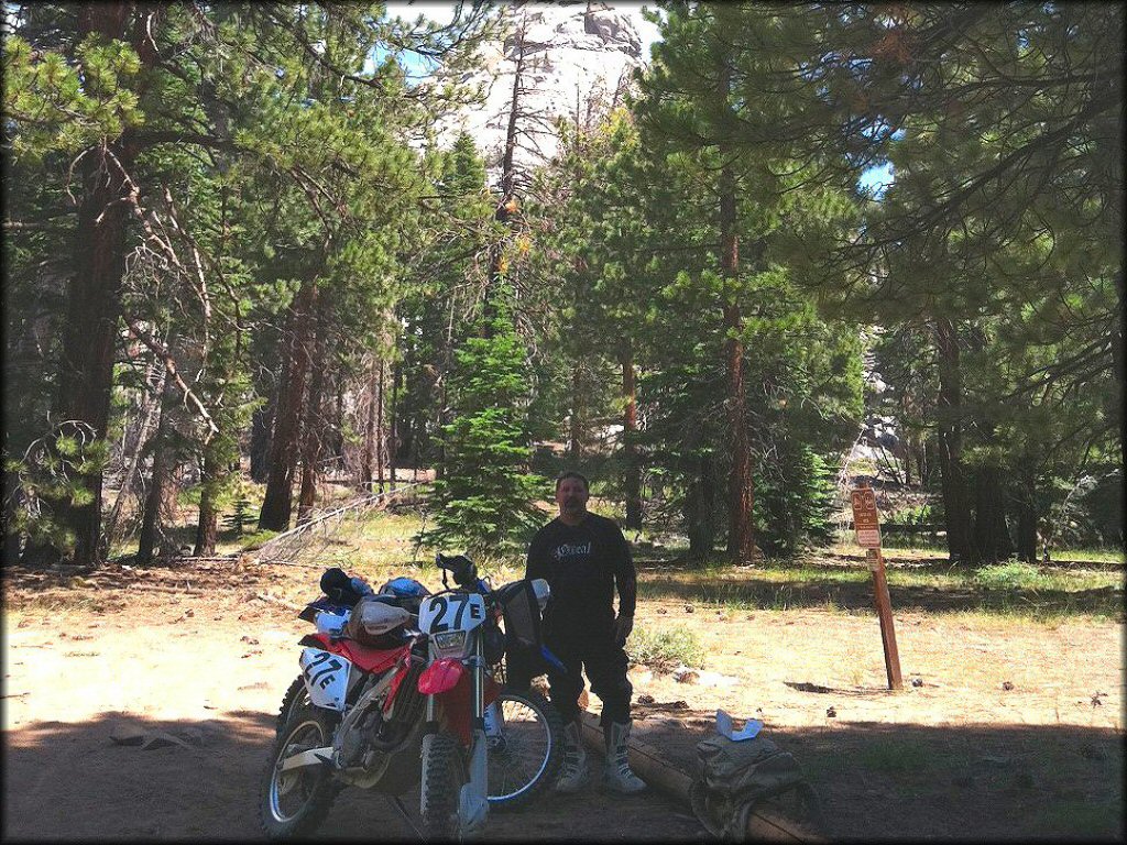 Honda CRF Dirt Bike at Kennedy Meadows Trail