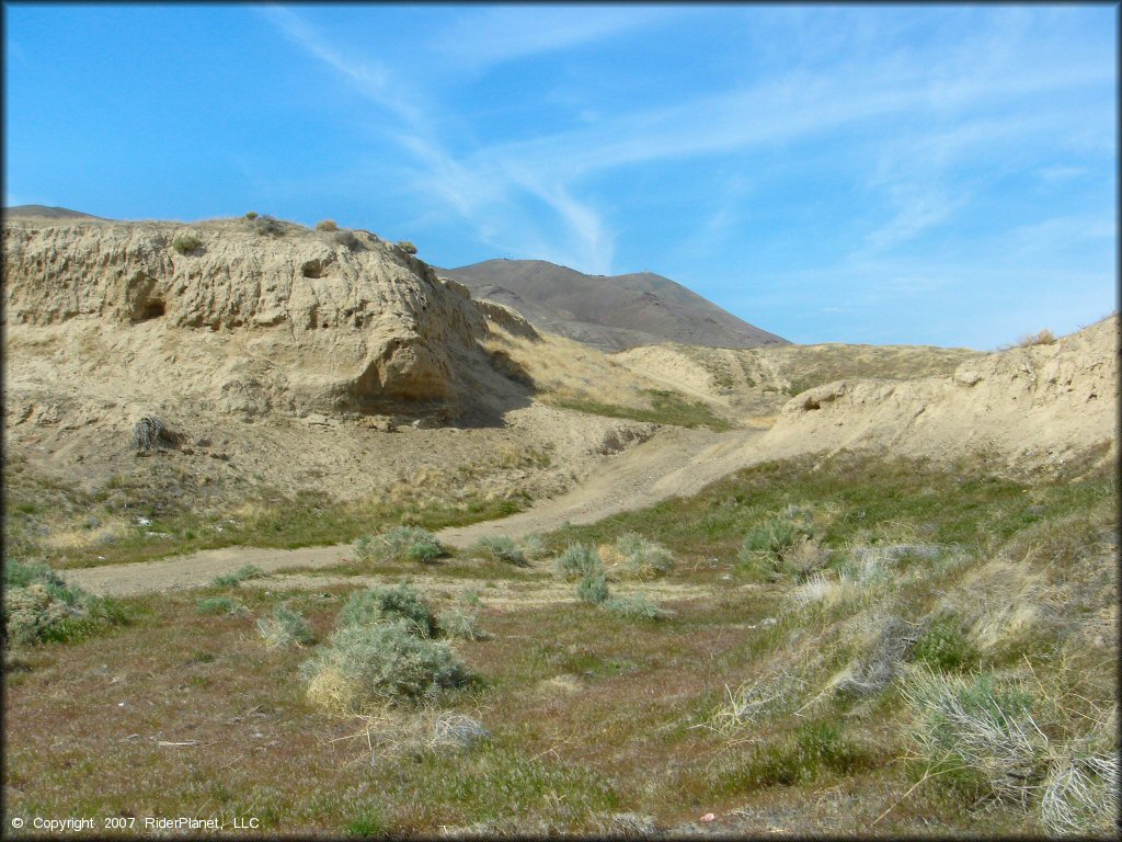 Scenic view of Jungo Pits Trail