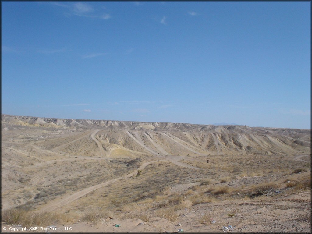 Some terrain at Nellis Dunes OHV Area