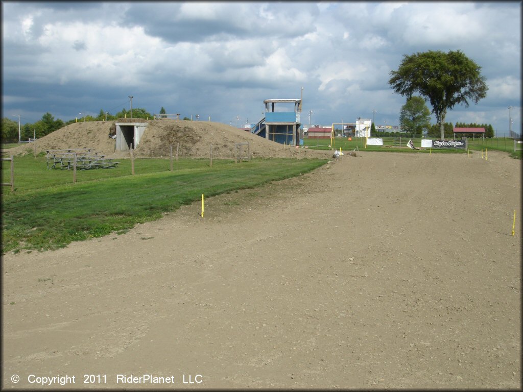 Example of terrain at Marble Springs MX Track