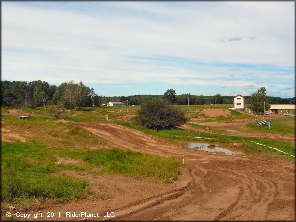 Terrain example at Thornwood MX Track