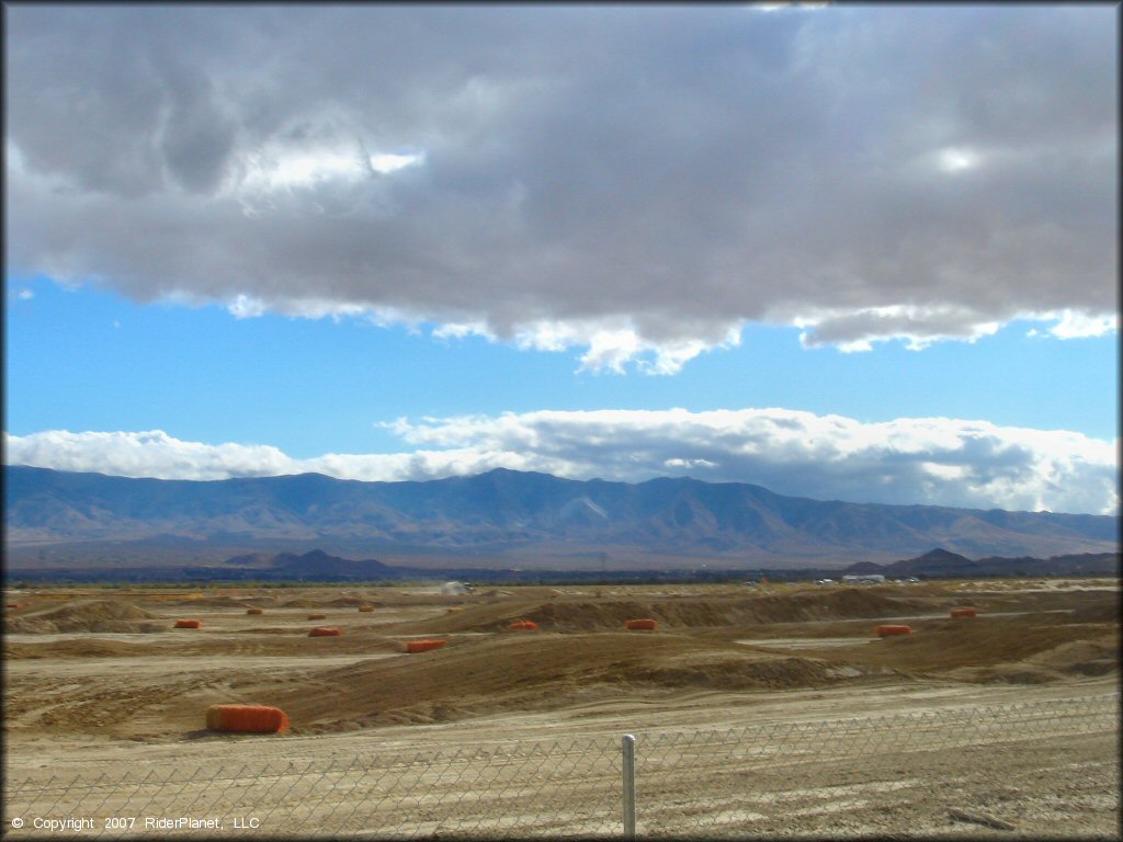 Scenic view of Lucerne Valley Raceway Track