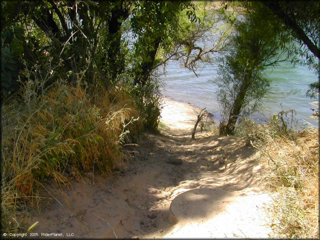 Example of terrain at Shad Pad OHV Area