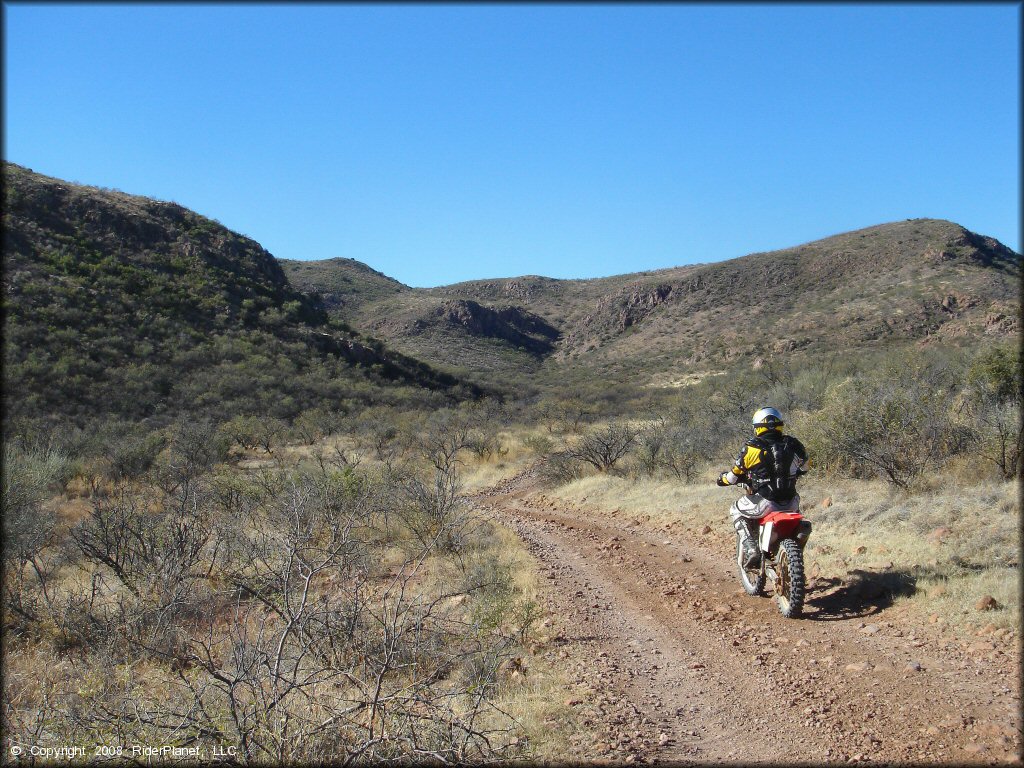Honda CRF Motorbike at Red Springs Trail