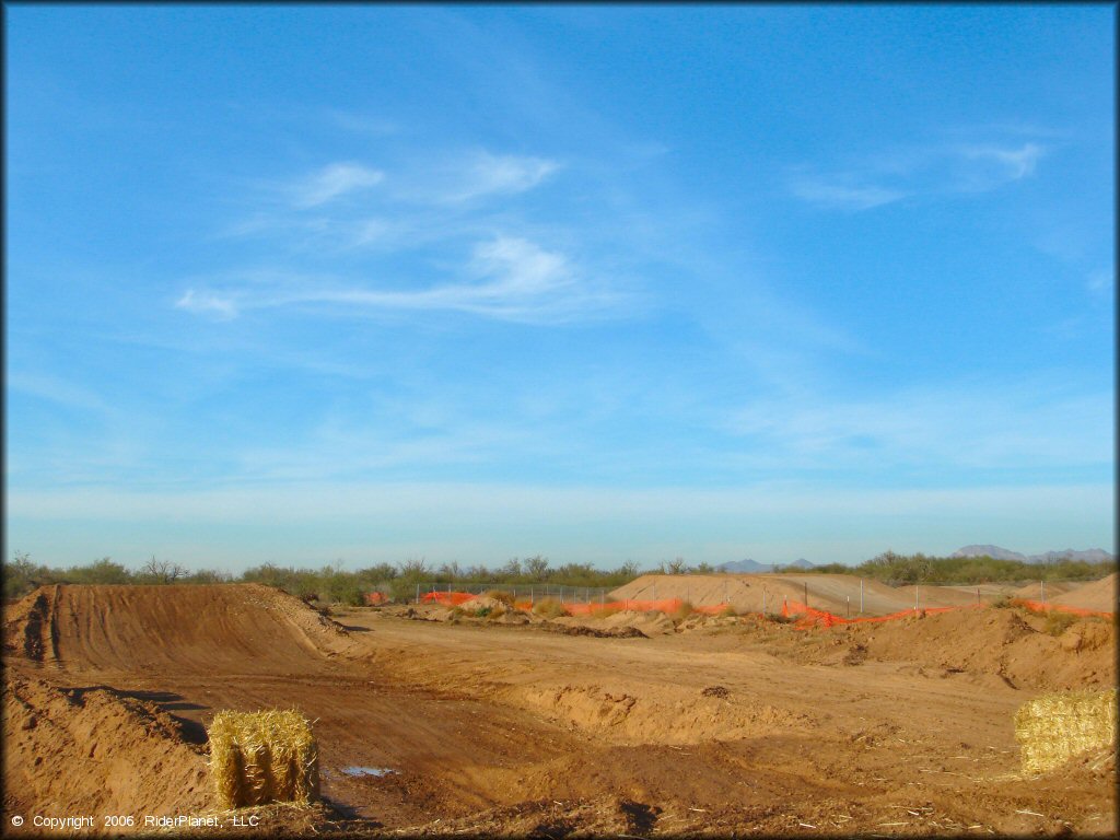 Example of terrain at ET Motopark Track