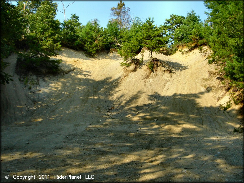 Terrain example at Freetown-Fall River State Forest Trail