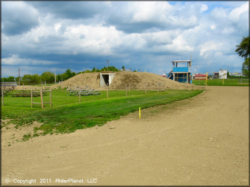 Example of terrain at Marble Springs MX Track