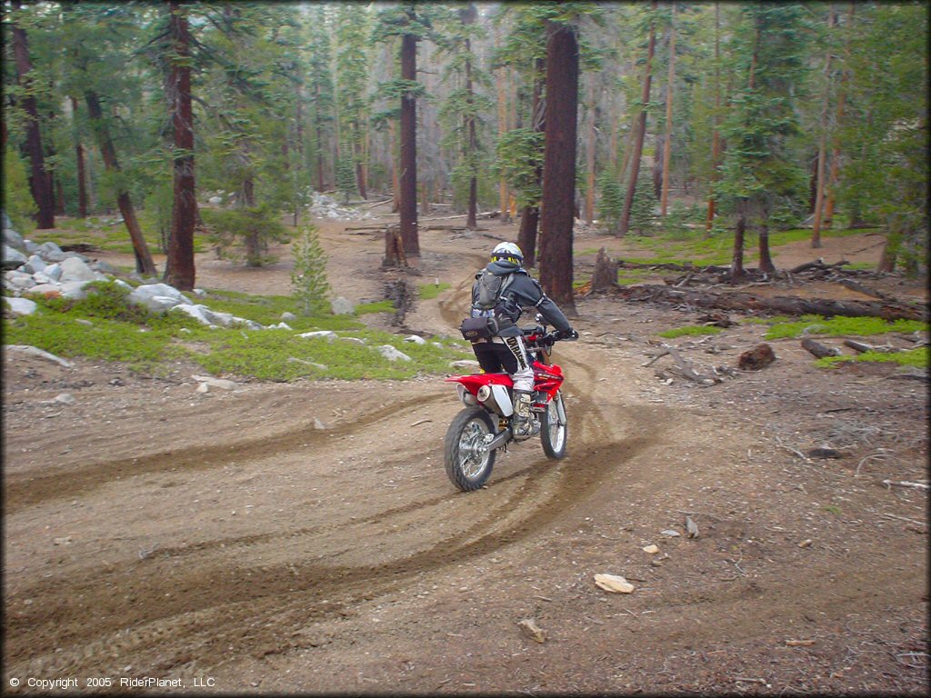 Honda CRF Dirt Bike at Genoa Peak Trail