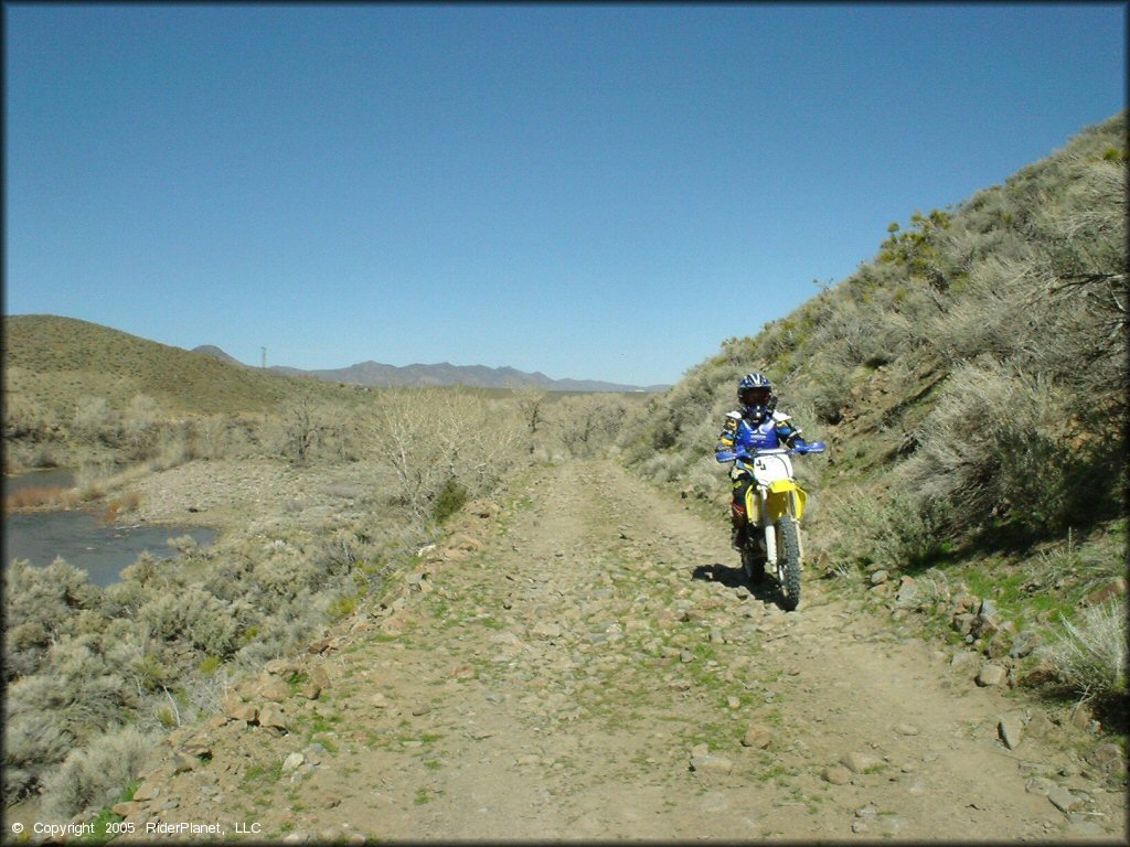 Girl on a OHV at Eldorado Canyon Trail