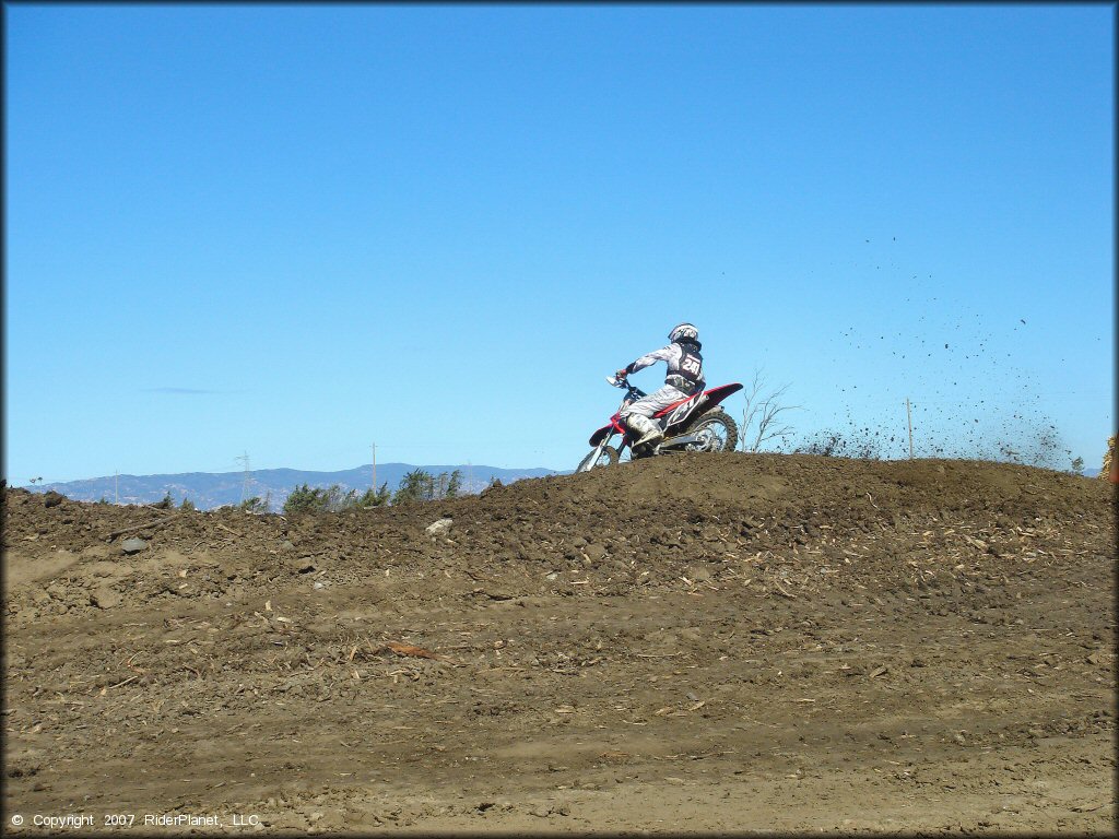 Honda CRF Dirt Bike at Argyll MX Park Track