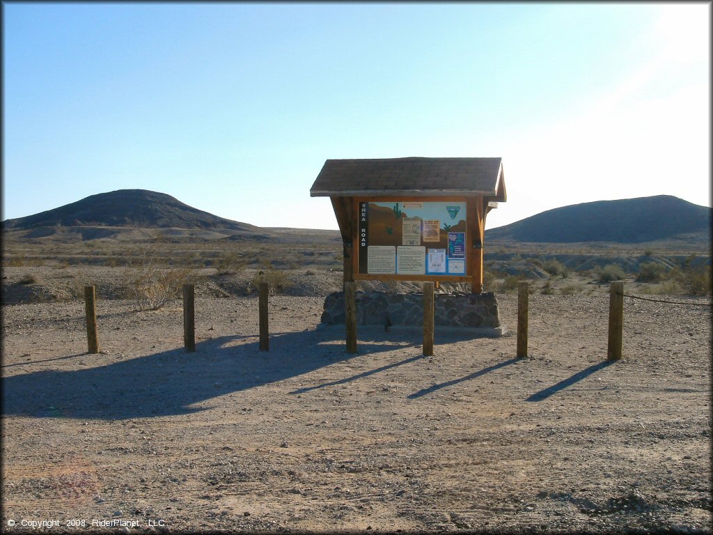 Amenities example at Shea Pit and Osborne Wash Area Trail