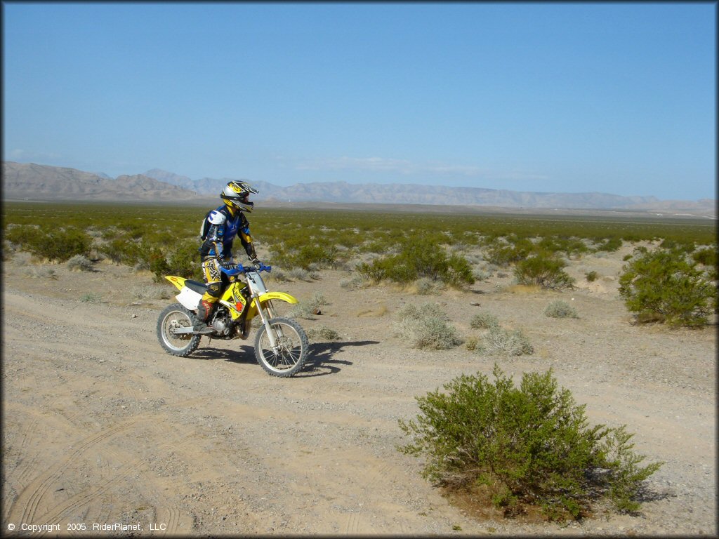 OHV at Jean Roach Dry Lake Bed Trail