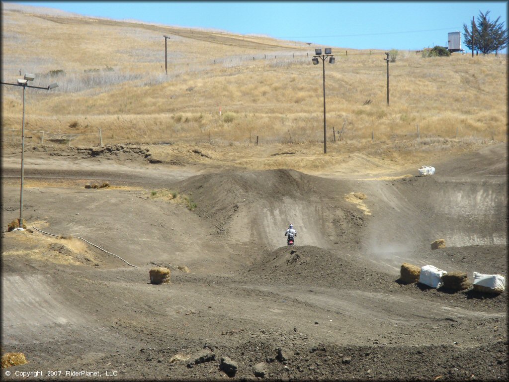 Motorcycle at Club Moto Track