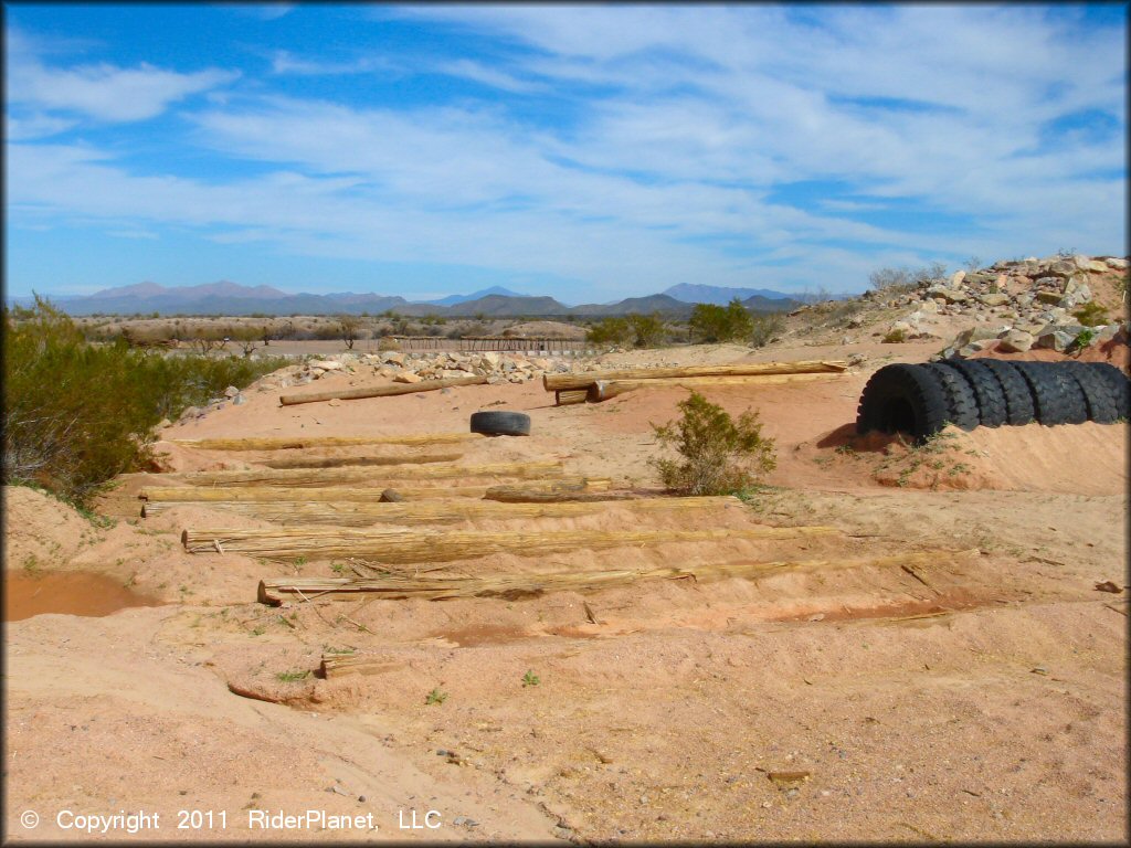 Example of terrain at Grinding Stone MX Track