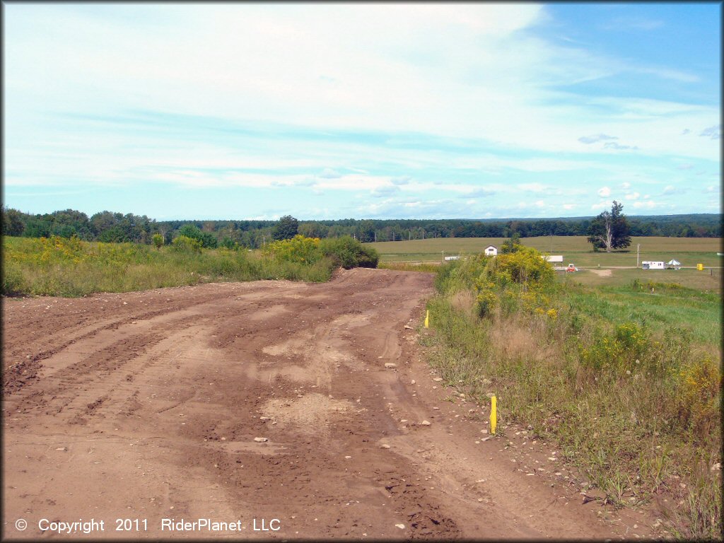 A trail at Thornwood MX Track