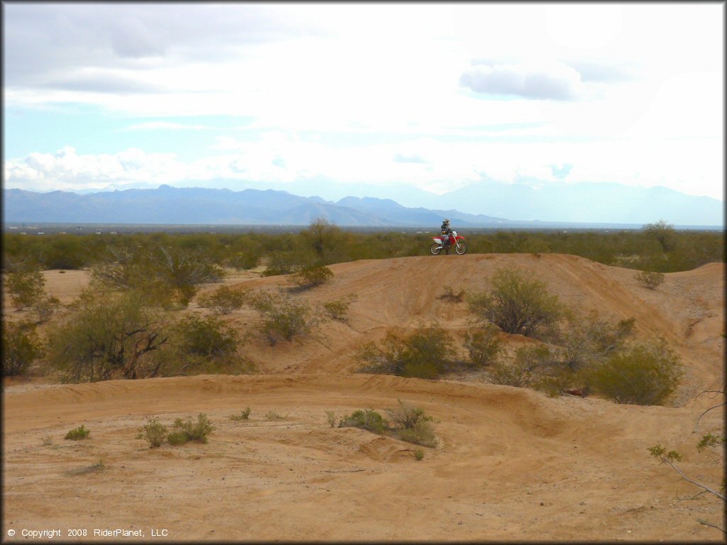 Honda CRF Motorbike at Pinal Airpark Trail