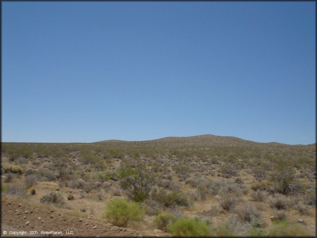 Scenic view of Spangler Hills OHV Area Trail