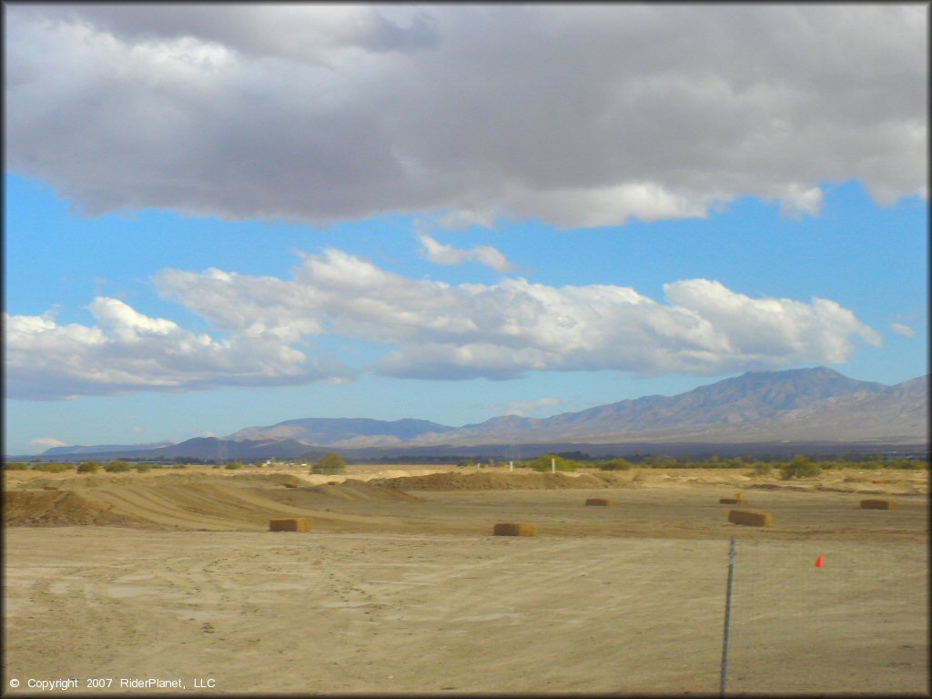 A trail at Lucerne Valley Raceway Track