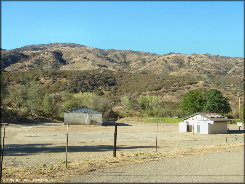 Some amenities at Frank Raines OHV Park Trail