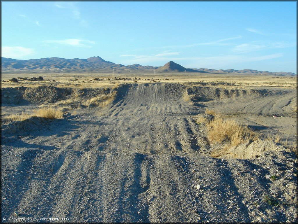 Example of terrain at Lovelock MX OHV Area