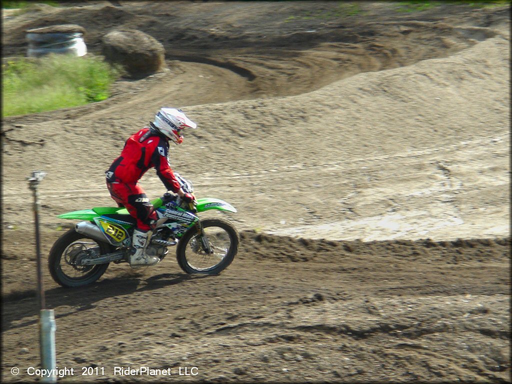 Kawasaki KX Dirtbike at Crow Hill Motor Sports Park L.L.C OHV Area