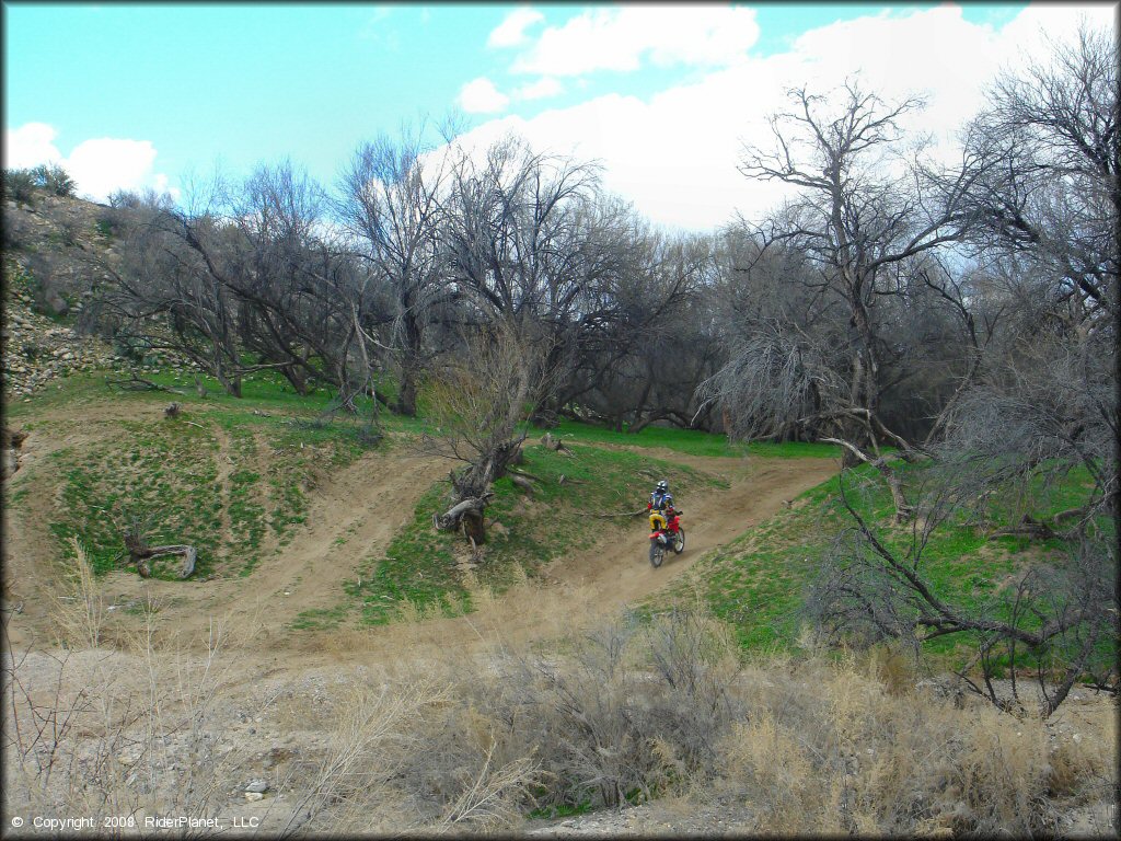 Honda CRF Dirt Bike at Black Hills Box Canyon Trail