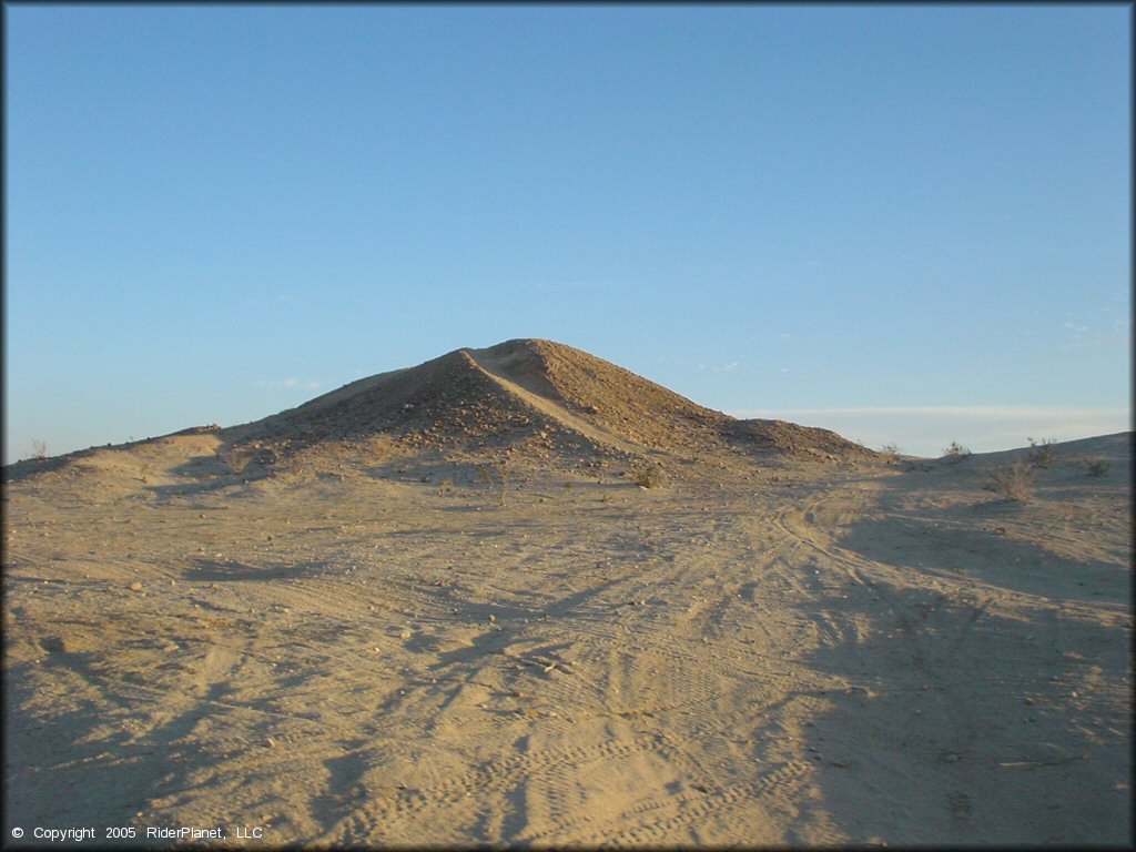 Example of terrain at Superstition Mountain OHV Area