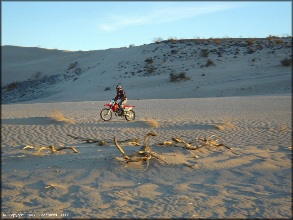 Honda CRF Dirt Bike at Rasor OHV Area