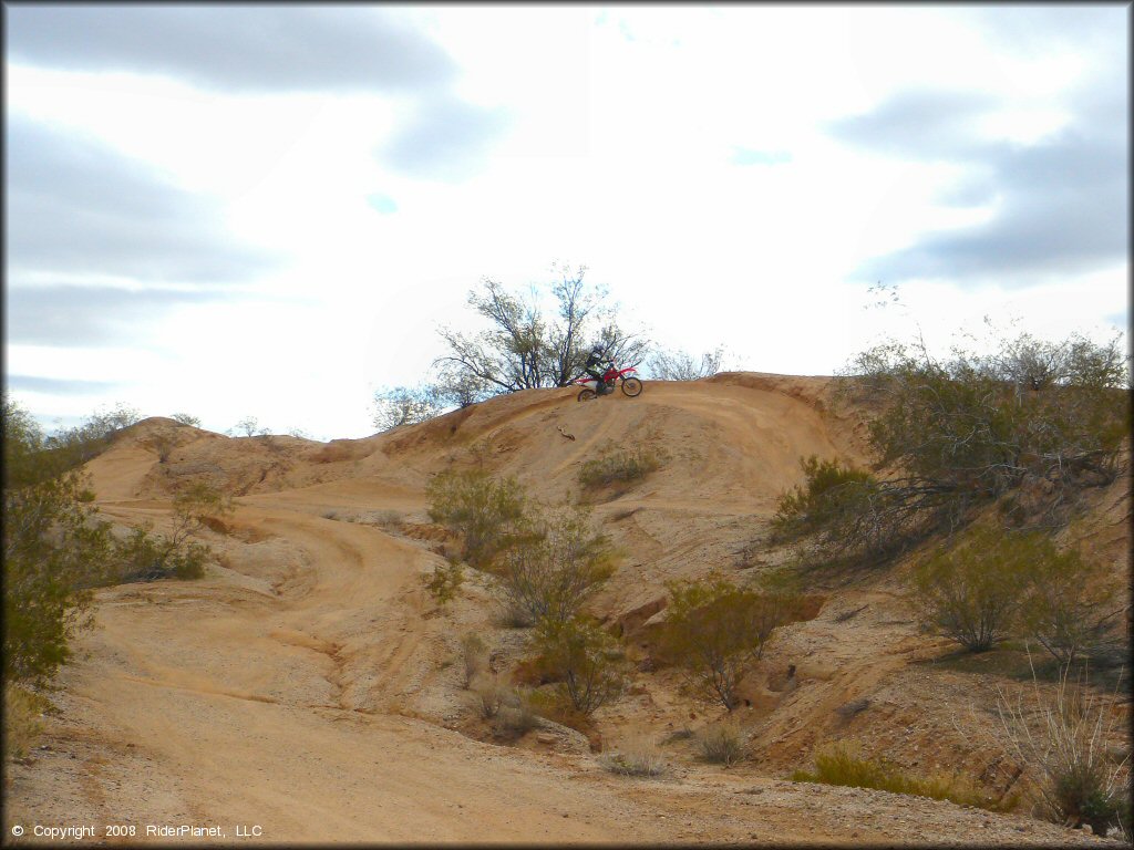 Honda CRF Trail Bike at Pinal Airpark Trail