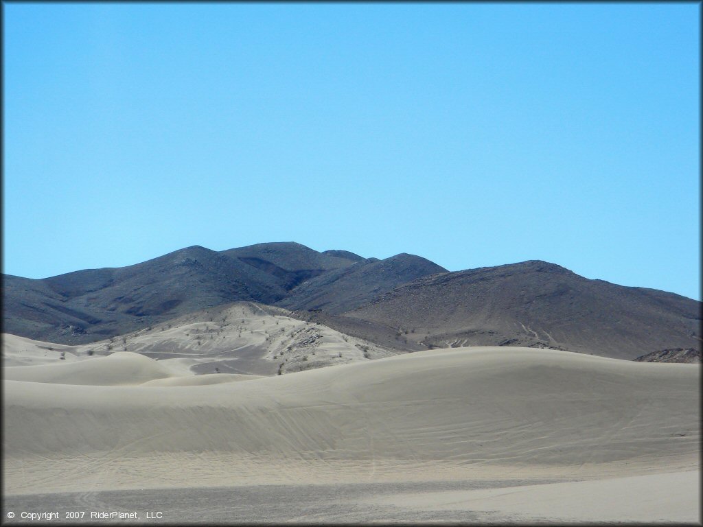 Scenic view at Dumont Dunes OHV Area