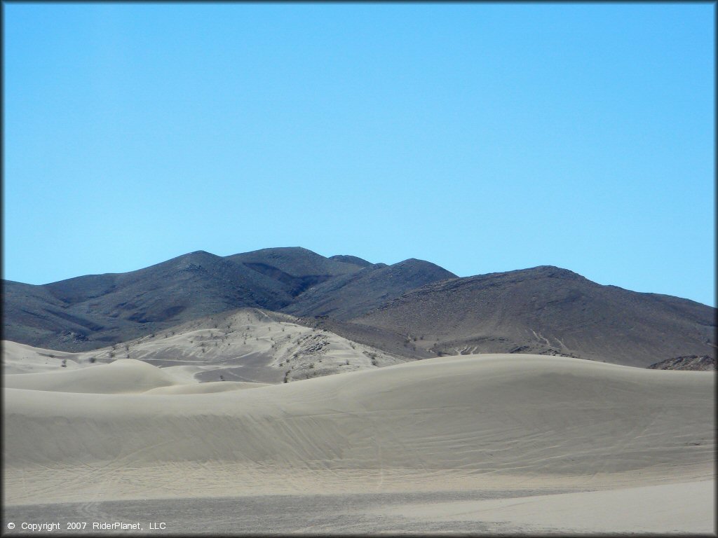 Scenic view of Dumont Dunes OHV Area