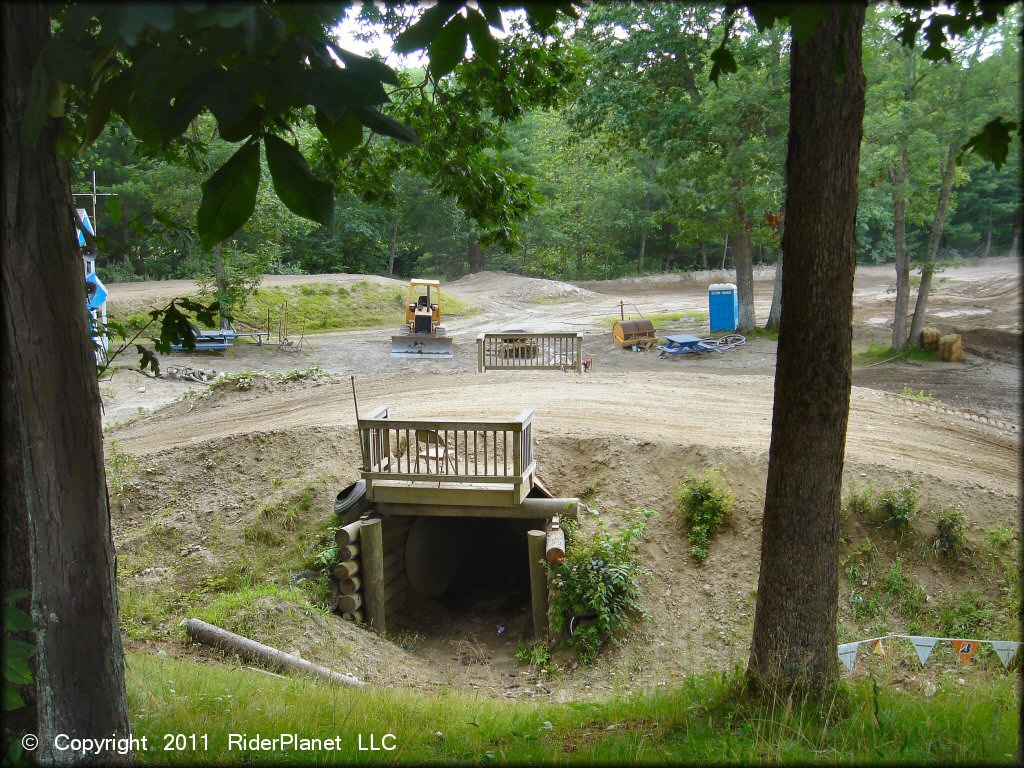 A trail at Central Cycle Club Inc Track