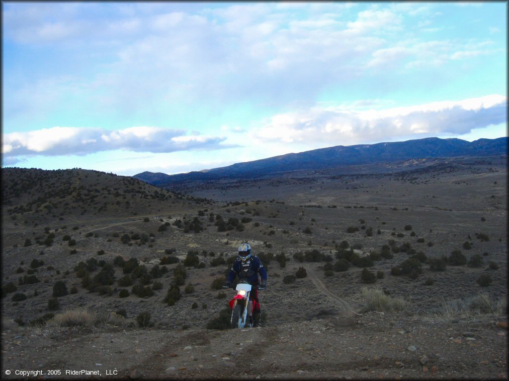 Honda CRF Dirtbike at Old Sheep Ranch Trail