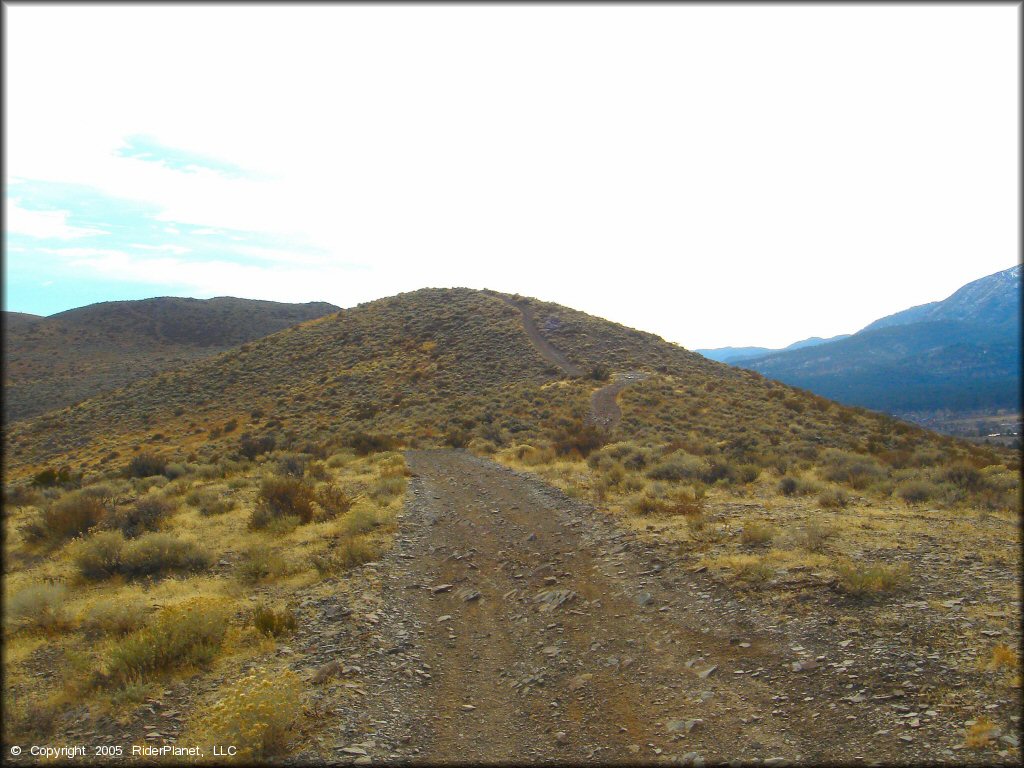 Example of terrain at Galena MX Track OHV Area